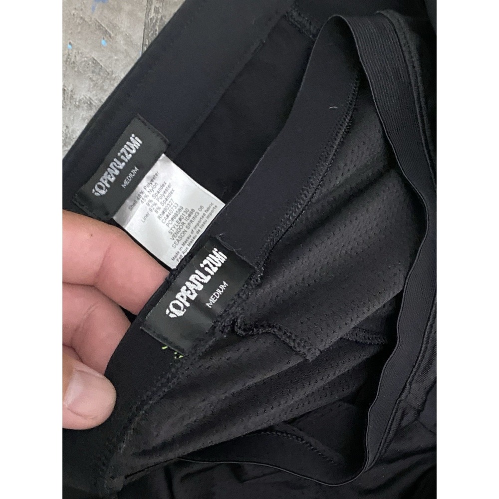iQ Pearl Izumi Shorts Men's Medium Black HAS LINER Padded 2006‎ Style#0130 - Picture 9 of 14